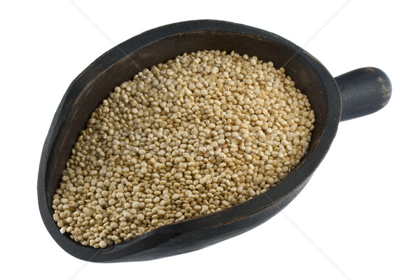 Stock photo: scoop of quinoa grain