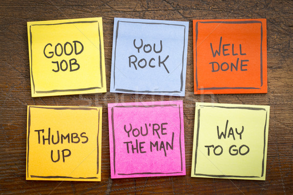 good job, well done, way to go Stock photo © PixelsAway