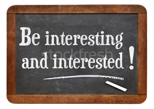 be interesting and interested Stock photo © PixelsAway