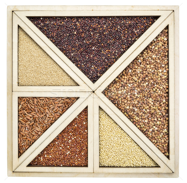 variety of gluten free grains Stock photo © PixelsAway