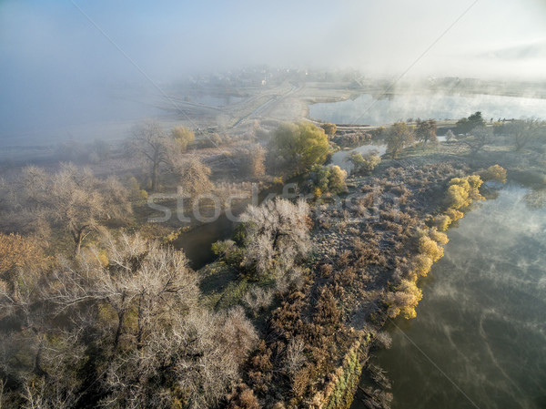 туманный Восход Колорадо реке Сток-фото © PixelsAway