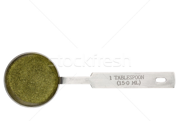 wheatgrass powder in a tablespoon Stock photo © PixelsAway