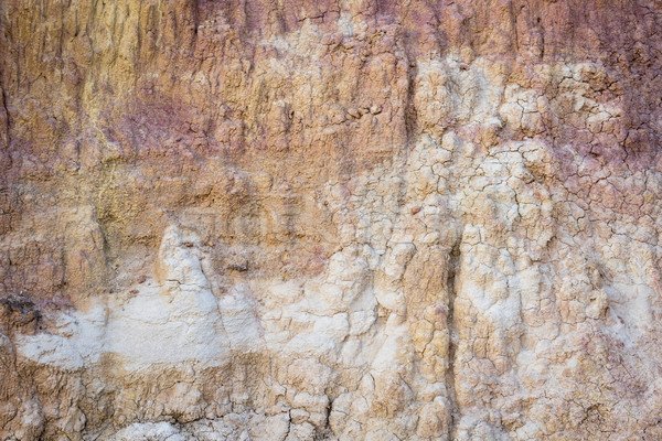 Kolorowy glina erozja farby kopalni parku Zdjęcia stock © PixelsAway