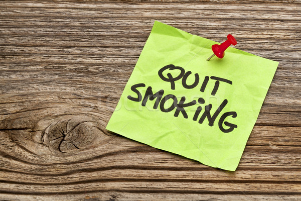 quit smoking reminder note Stock photo © PixelsAway