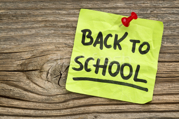 back to school reminder Stock photo © PixelsAway