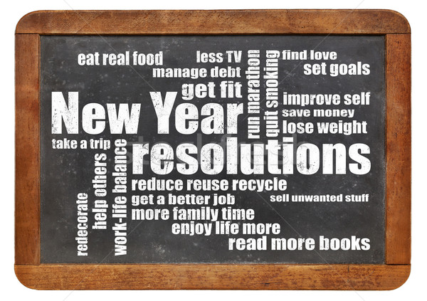 New Year goals or resolutions Stock photo © PixelsAway
