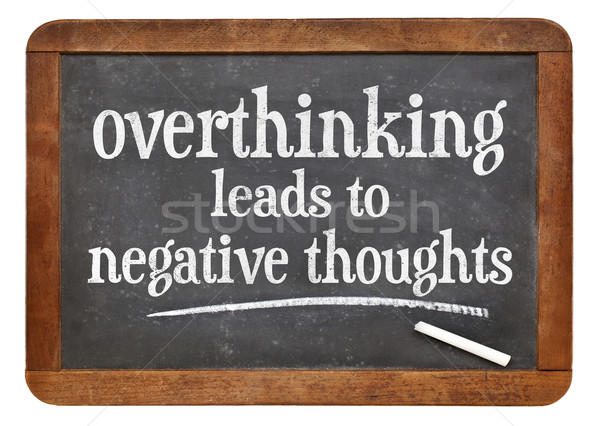 Overthinking leads to negative thoughts Stock photo © PixelsAway