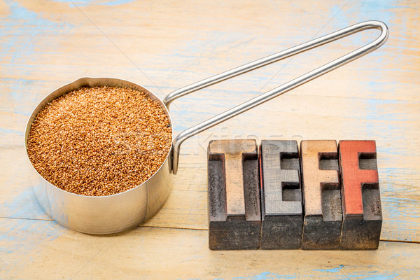gluten free teff grain Stock photo © PixelsAway