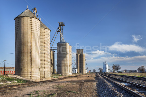 grain elevators in rural Colorado Stock photo © PixelsAway