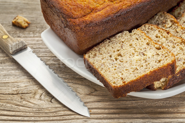 Glutenvrij brood vers gebakken amandel Stockfoto © PixelsAway
