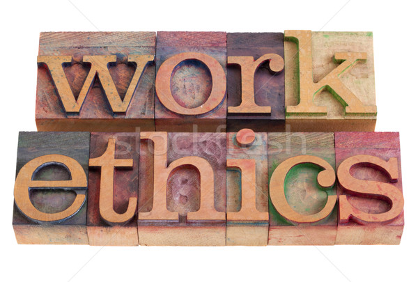 work ethics Stock photo © PixelsAway