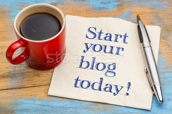 Start your blog today Stock photo © PixelsAway