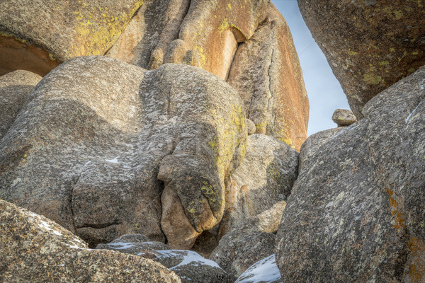 Stock foto: Granit · rock · abstrakten · Erholung · Wyoming · Land