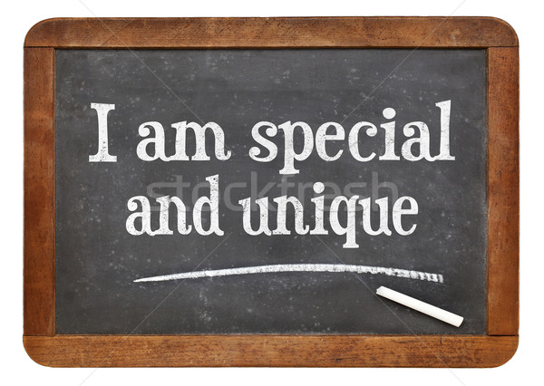 I am special and unique - affirmation Stock photo © PixelsAway
