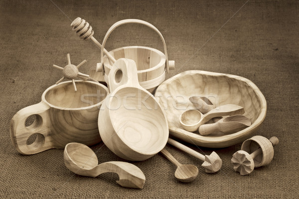 folk wood craft from Poland still life Stock photo © PixelsAway