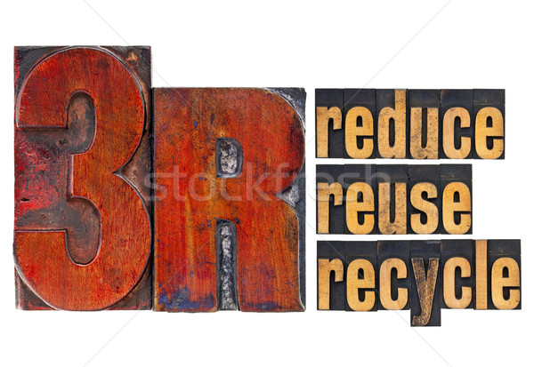 reduce, reuse, recycle - 3R concept Stock photo © PixelsAway