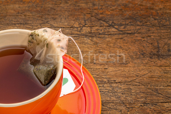 cup of herbal green tea Stock photo © PixelsAway