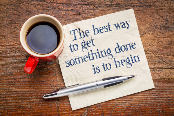 the best way to get something done Stock photo © PixelsAway
