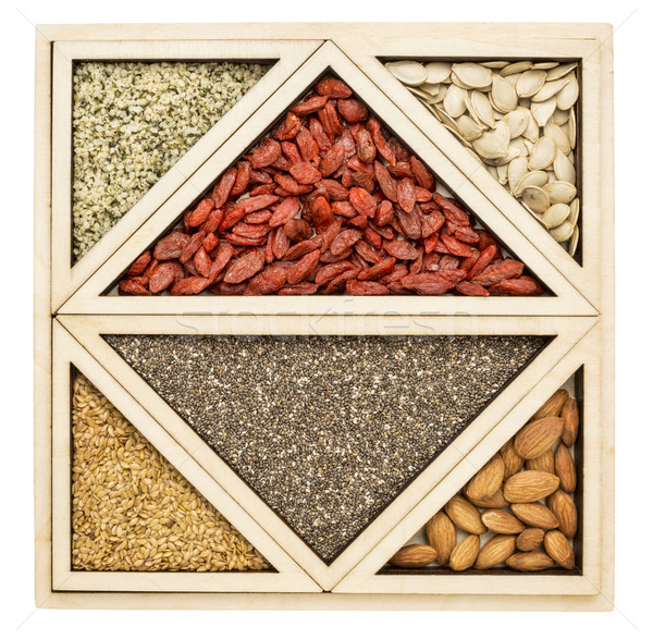 Stock photo: superfood tray abstract