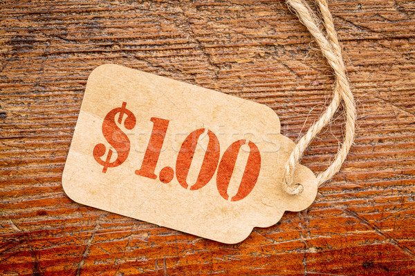 one dollar price tag Stock photo © PixelsAway