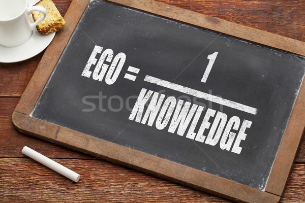 ego and knowledge concept Stock photo © PixelsAway