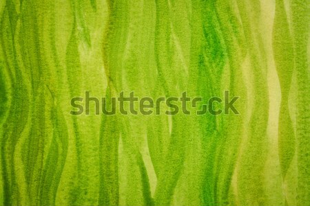 Foto d'archivio: Primavera · acquerello · giallo · rosolare · verde · abstract