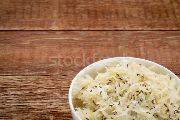 sauerkraut with caraway seeds Stock photo © PixelsAway