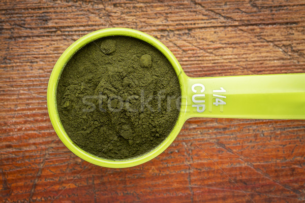 Organic chlorella powder Stock photo © PixelsAway