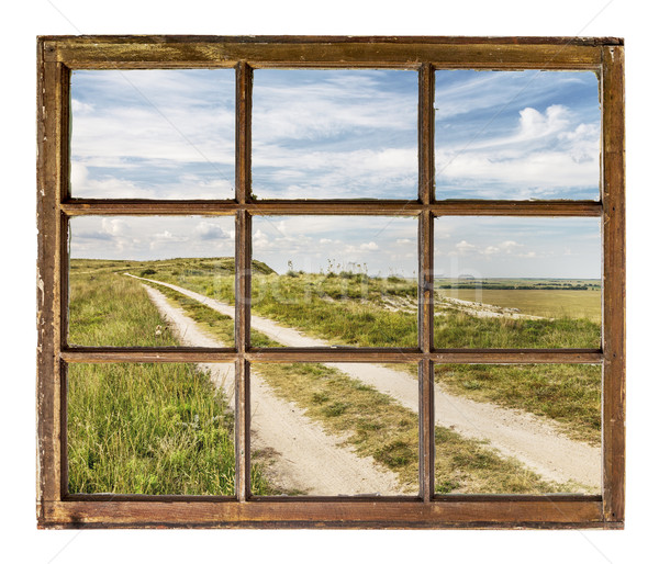 prairie road window abstract Stock photo © PixelsAway