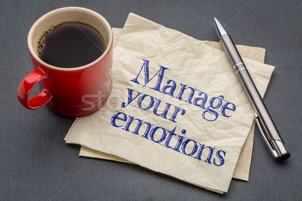 manage your emotions advice Stock photo © PixelsAway