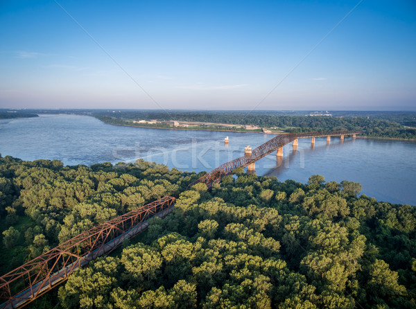 Old Chain of Rocks Bridge Stock photo © PixelsAway