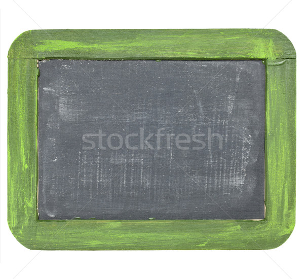 Blackboard vintage witte krijt stof textuur Stockfoto © PixelsAway