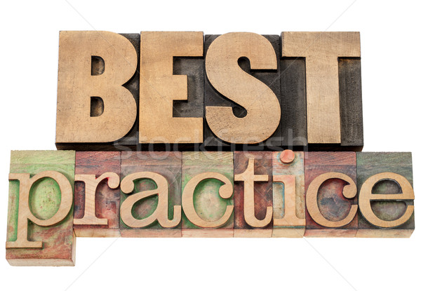 best practice in wood type Stock photo © PixelsAway