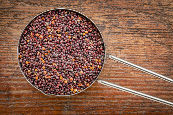 scoop of black quinoa grain Stock photo © PixelsAway