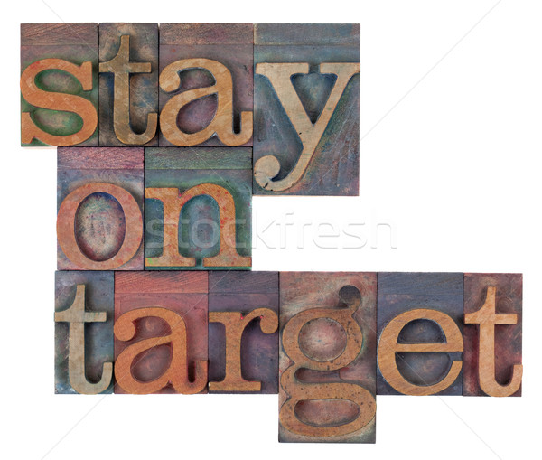 stay on target Stock photo © PixelsAway