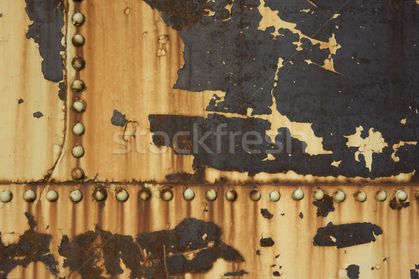 rusty metal background with rivets Stock photo © PixelsAway