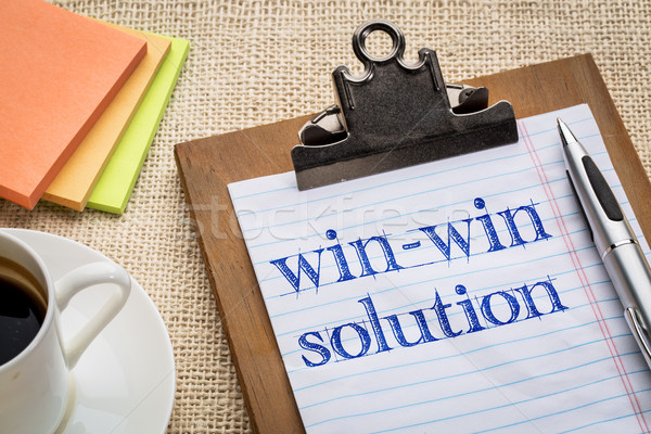 win-win solution concept Stock photo © PixelsAway