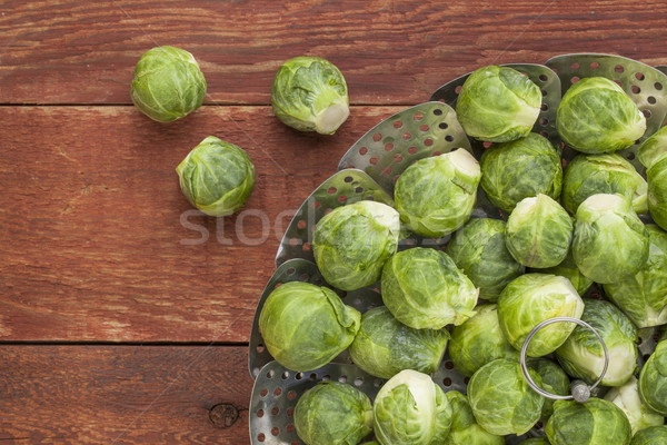 Brussels sprouts in steamer Stock photo © PixelsAway