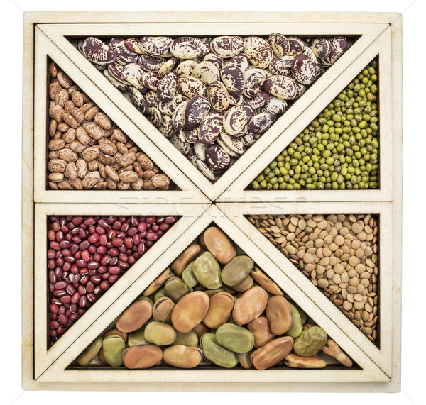 Frijoles resumen variedad aislado Foto stock © PixelsAway