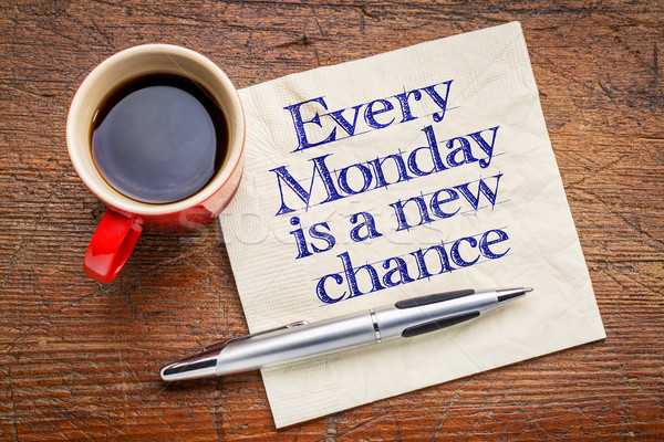 Every Monday is a new chance Stock photo © PixelsAway