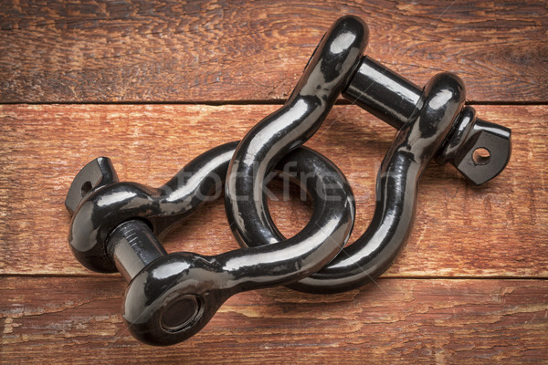 heavy duty shackles connected  Stock photo © PixelsAway