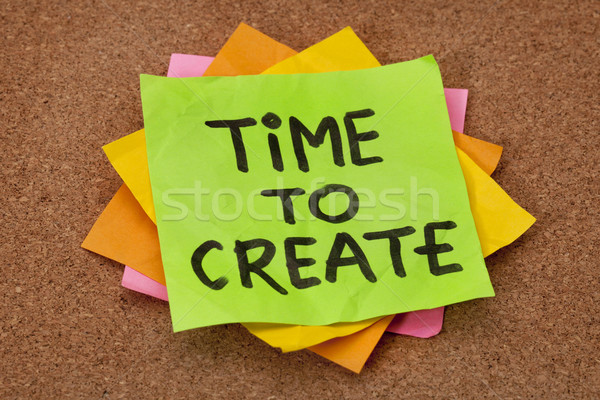 time to create Stock photo © PixelsAway