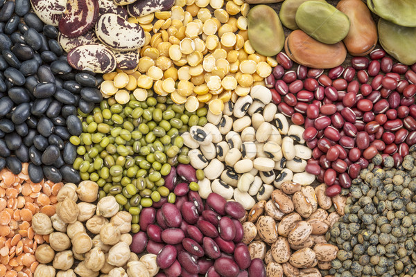 bean, lentils and pea abstract Stock photo © PixelsAway