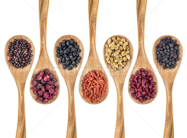 dried superfruit berry set Stock photo © PixelsAway