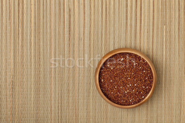 bowl of red quinoa grain Stock photo © PixelsAway