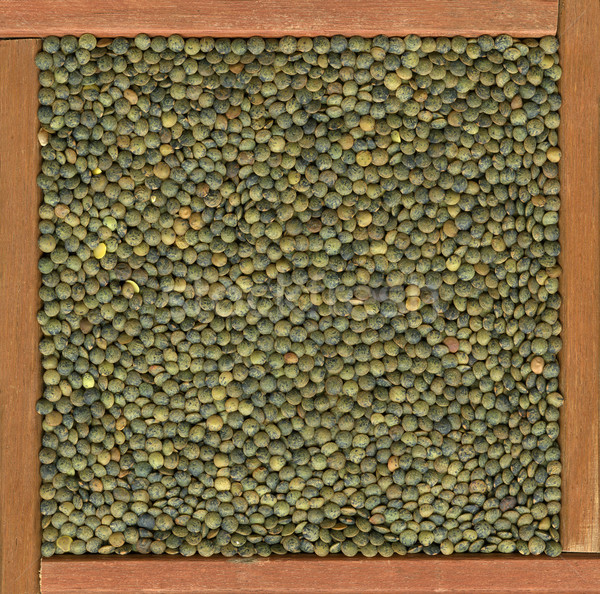 French green lentils background Stock photo © PixelsAway