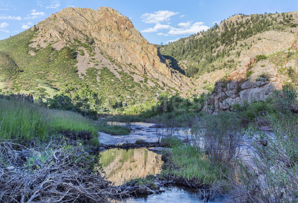 Eagle Nest Rock iand Poudre RIver Stock photo © PixelsAway