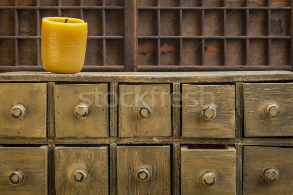 bee wax candle Stock photo © PixelsAway