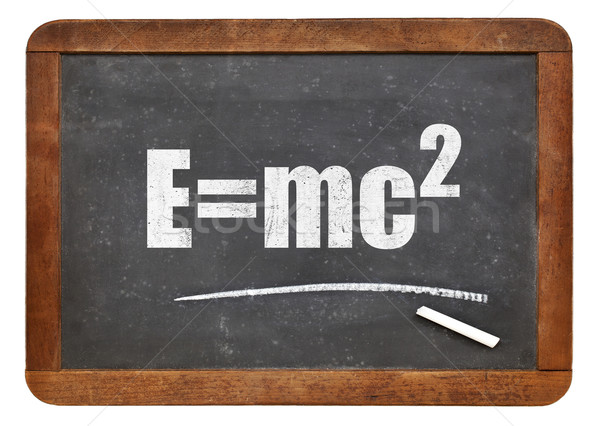 Einstein equation on blackboard Stock photo © PixelsAway