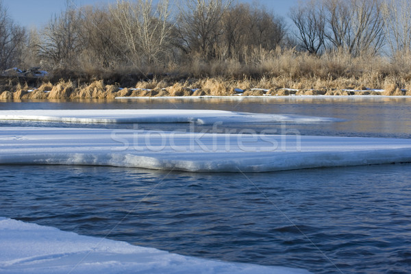 ice on South Platte River, Colorado Stock photo © PixelsAway